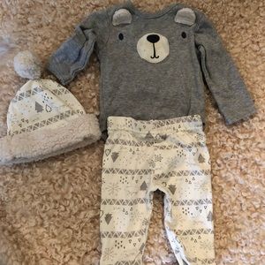 ❗️Adorable winter bear outfit